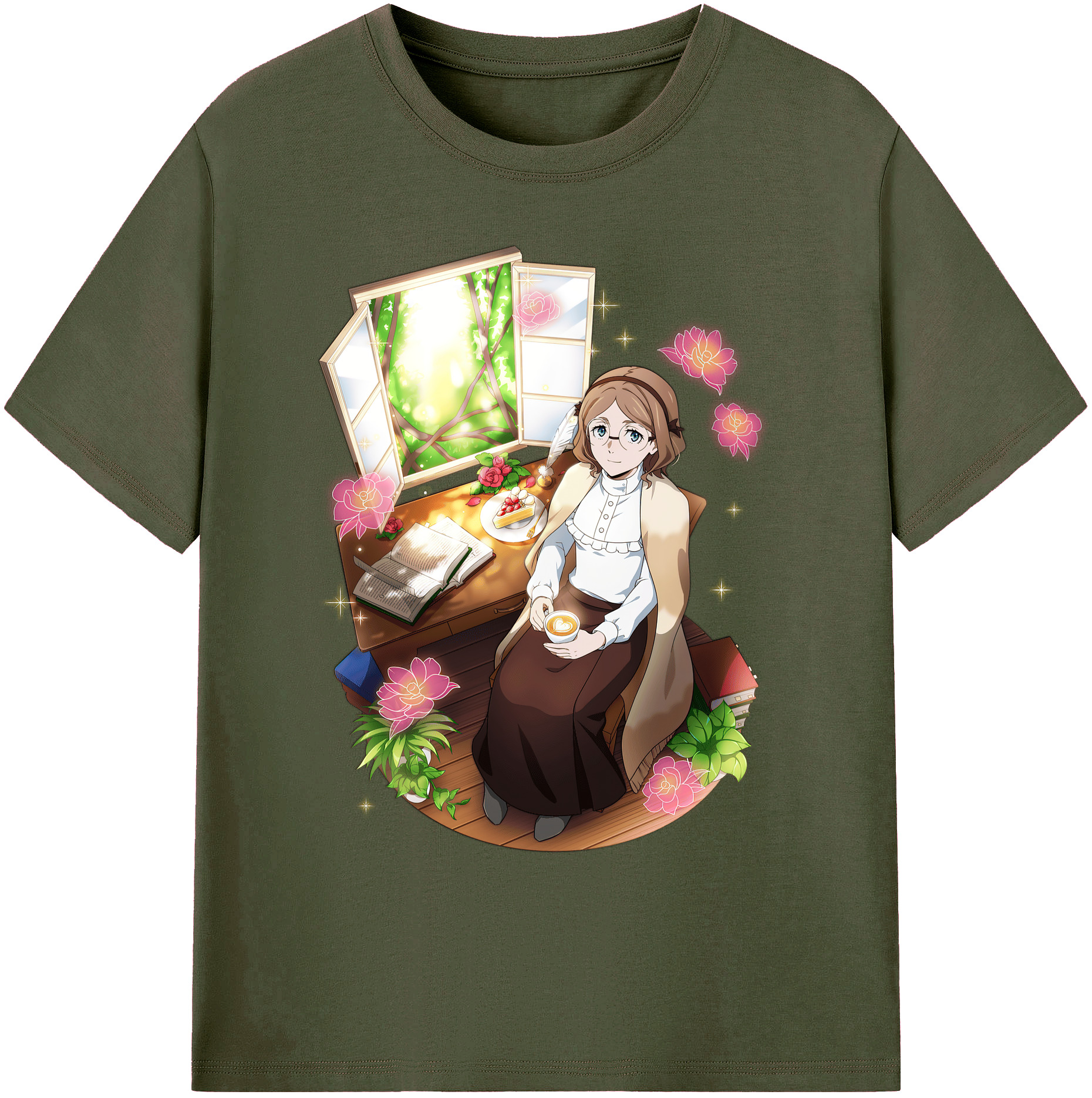 （画像用） 文豪ストレイドッグス Bungo Stray Dogs 綿100％ メンズ半袖Tシャツ｜肌触りやわらか＆通気性